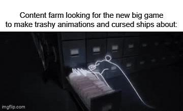 Theres just SO. MUCH. BRAINROT! | Content farm looking for the new big game to make trashy animations and cursed ships about: | image tagged in gifs,funny,memes,content | made w/ Imgflip video-to-gif maker