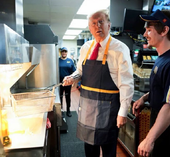 High Quality Donald Trump McDonald's Blank Meme Template