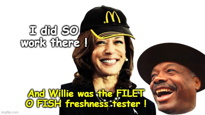 And Willie was the FILET O FISH freshness tester ! I did SO work there ! | made w/ Imgflip meme maker