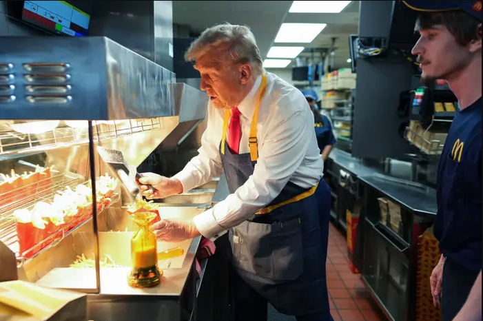 Trump Fries Blank Meme Template