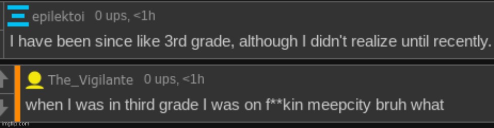 context: femboy but you already knew that ALSO it was the good meepcity not the one now filled with horny kids | made w/ Imgflip meme maker