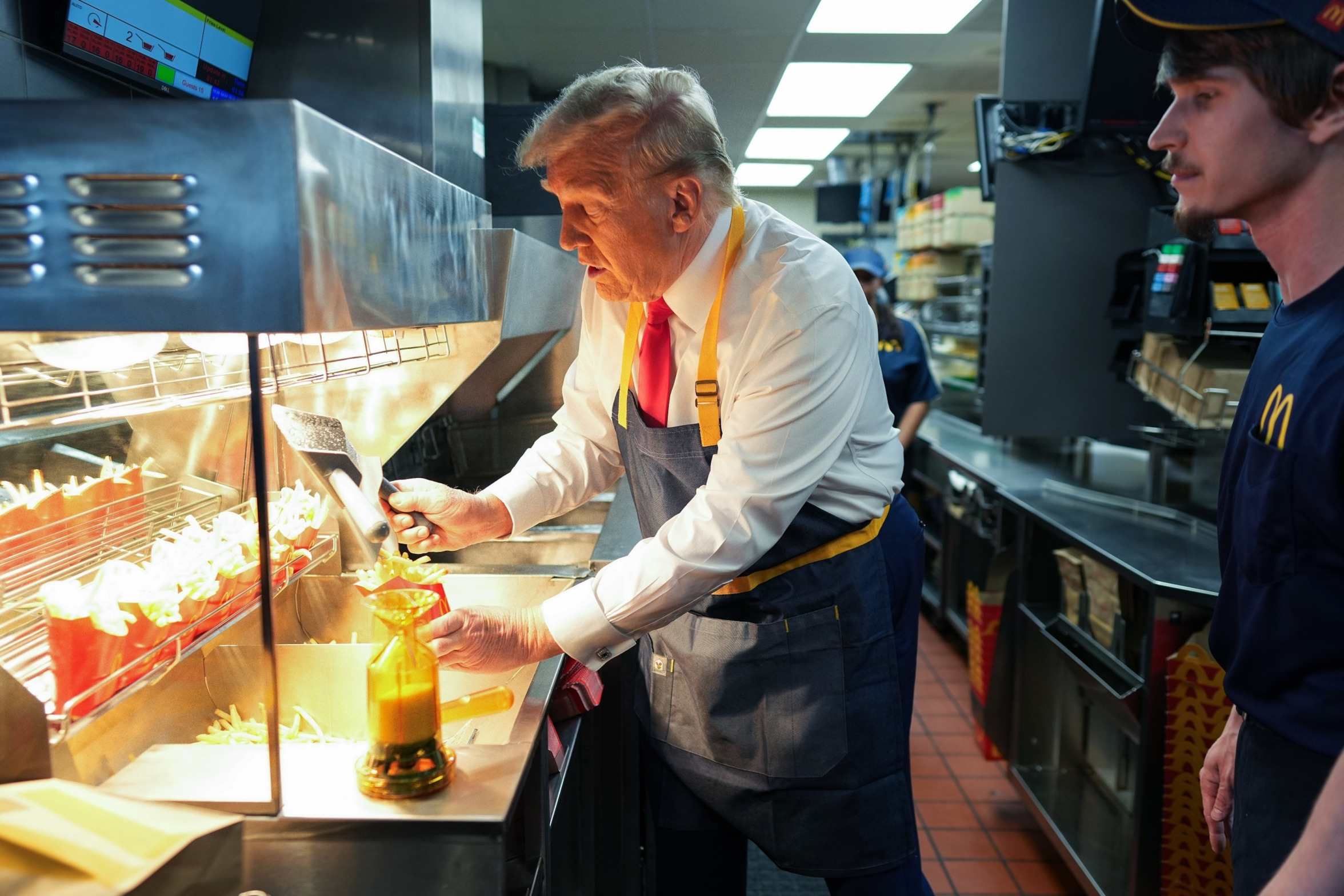 Just put the fries in the bag Trump Blank Meme Template