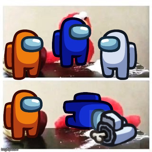 Orange or White? Blue: white | image tagged in elmo cocaine | made w/ Imgflip meme maker