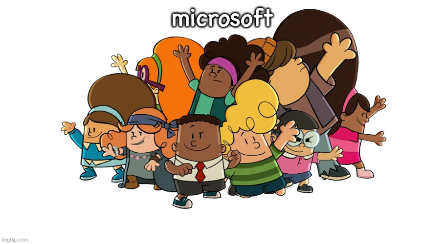 the misfarts | microsoft | image tagged in the misfarts | made w/ Imgflip meme maker