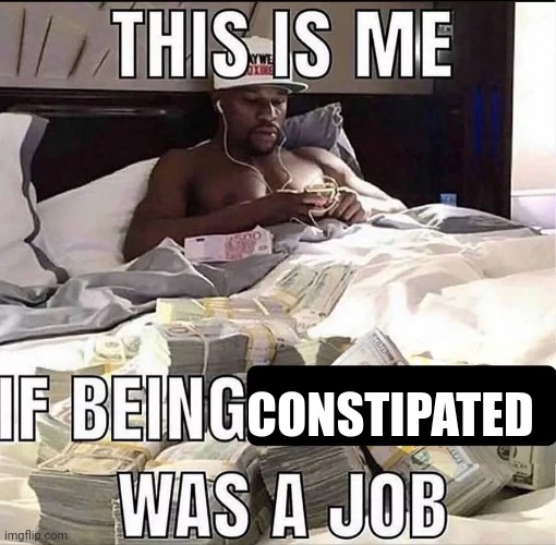 i made this while i was actually constipated | CONSTIPATED | image tagged in this is me if being x was a job,toilet | made w/ Imgflip meme maker