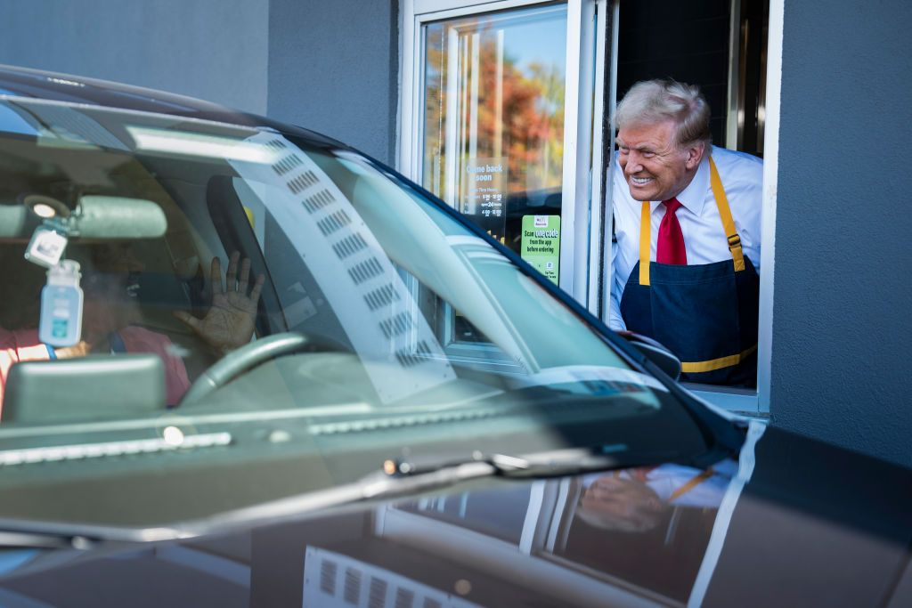 Trump mcdonalds Blank Meme Template