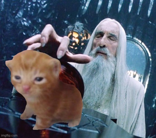 Saruman and Palantir | image tagged in saruman and palantir | made w/ Imgflip meme maker