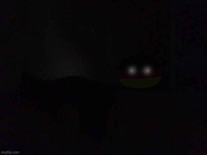 ......ɯooɹpǝq ɹnoʎ uı ʎuɐɯɹǝƃ | image tagged in countryballs,memes,bedroom,dark,why are you reading this | made w/ Imgflip meme maker