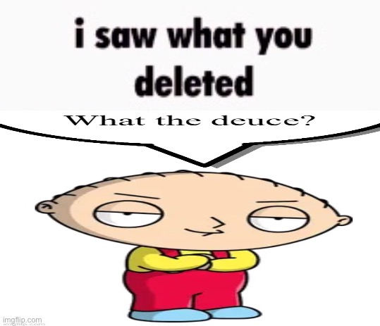 i saw what you deleted | image tagged in i saw what you deleted | made w/ Imgflip meme maker