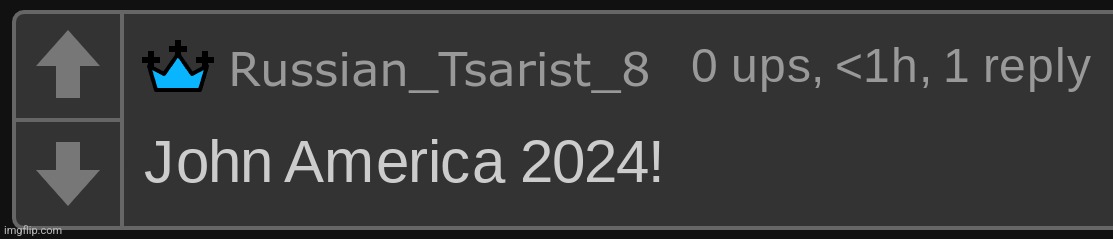 John America 2024 | image tagged in john america 2024 | made w/ Imgflip meme maker