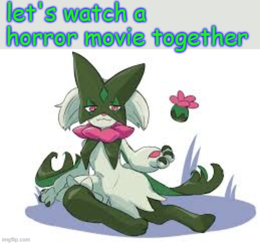 let's watch a horror movie together | image tagged in frost | made w/ Imgflip meme maker