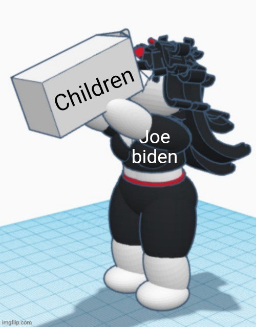 Claire carton | Children; Joe biden | image tagged in claire carton | made w/ Imgflip meme maker