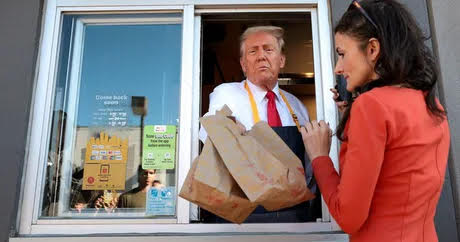 Trump Drive Thru Blank Meme Template