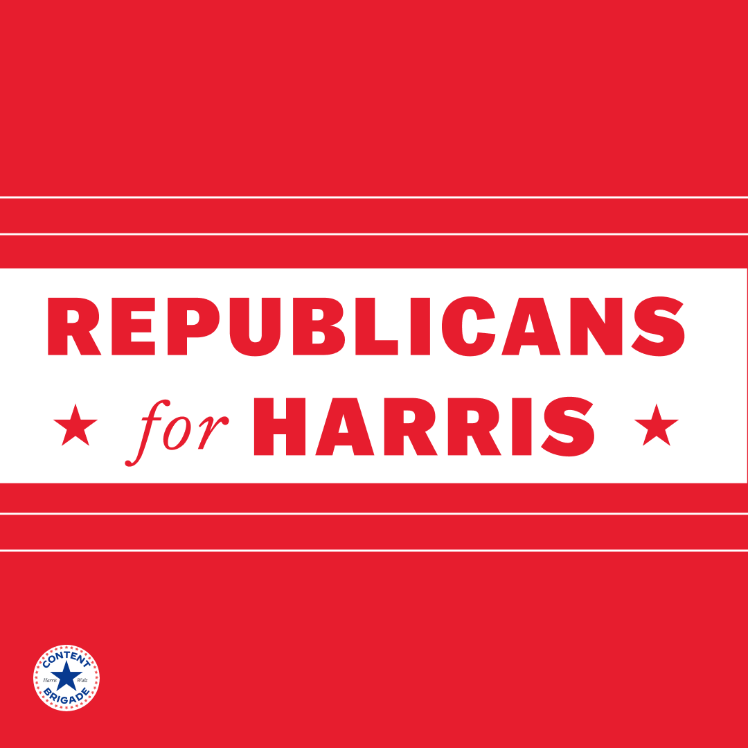 Republicans for Harris Blank Meme Template