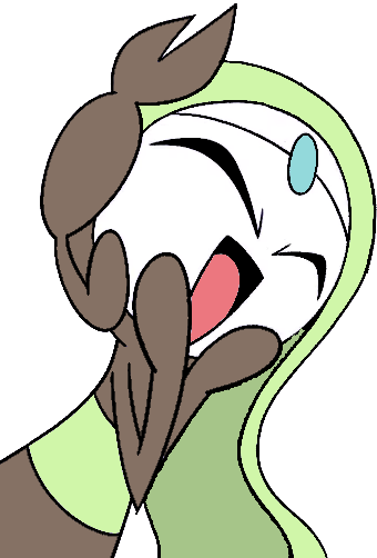 Meloetta cheering Blank Meme Template