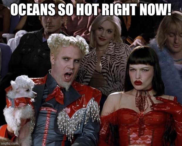 Mugatu So Hot Right Now Meme | OCEANS SO HOT RIGHT NOW! | image tagged in memes,mugatu so hot right now | made w/ Imgflip meme maker