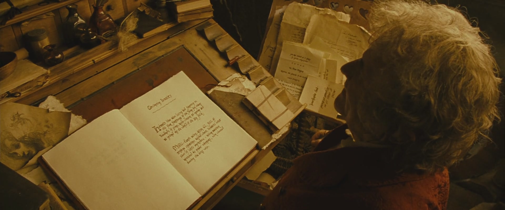 High Quality Bilbo writing Blank Meme Template