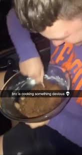High Quality bro is cooking something devious Blank Meme Template
