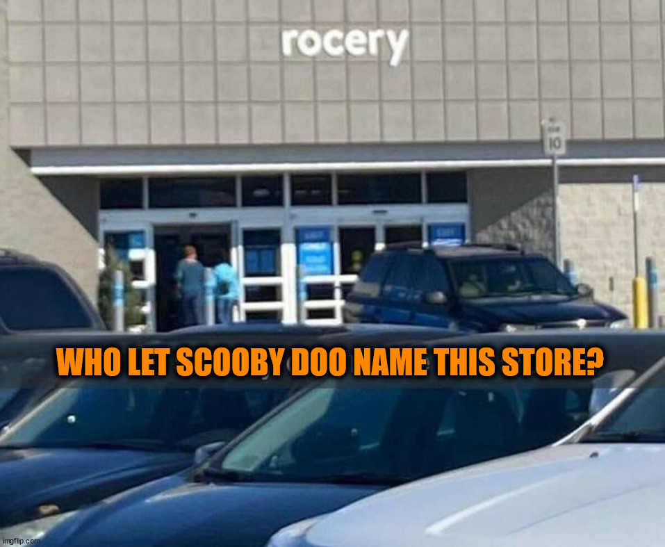 Scooby Doo | WHO LET SCOOBY DOO NAME THIS STORE? | image tagged in names | made w/ Imgflip meme maker