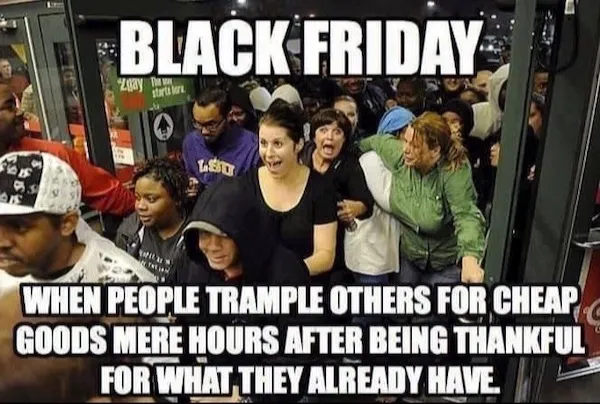 Black Friday Blank Meme Template