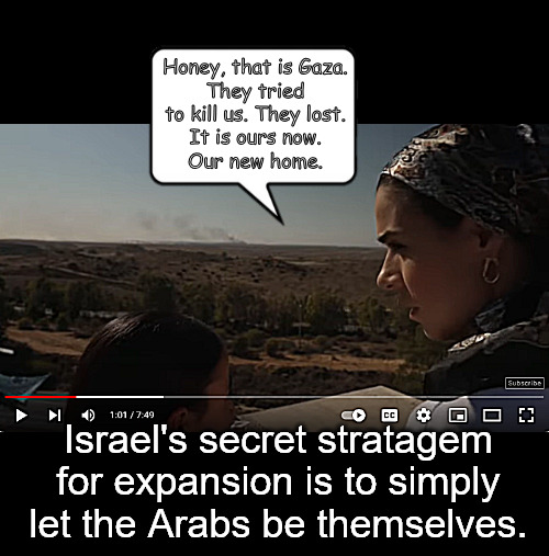 They FA & FO over and over again and again | Honey, that is Gaza.
They tried to kill us. They lost.
It is ours now.
Our new home. Israel's secret stratagem for expansion is to simply let the Arabs be themselves. | image tagged in memes,politics,settlers,israel,gaza | made w/ Imgflip meme maker