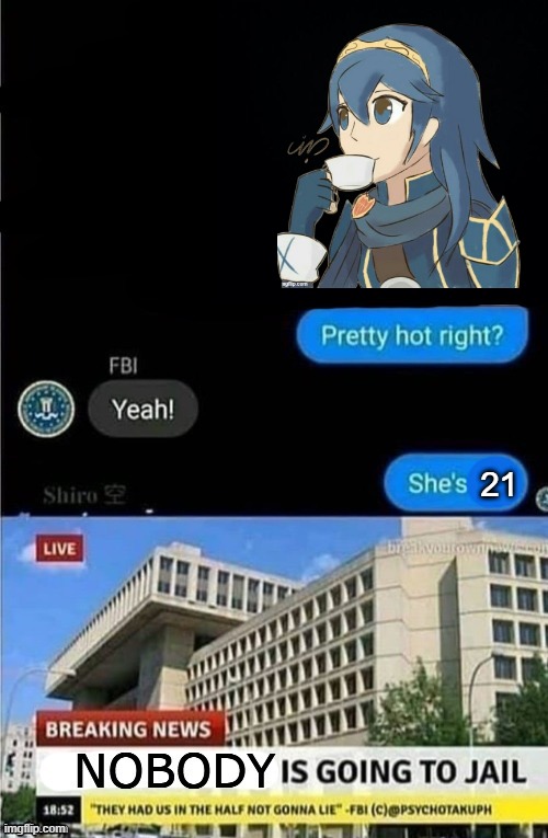 nobody is going to jail | 21 | image tagged in nobody is going to jail | made w/ Imgflip meme maker