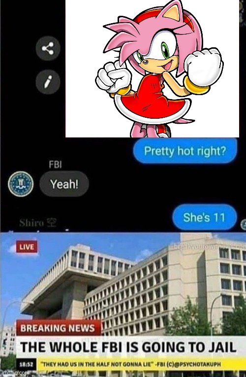 The whole FBI is going to jail | image tagged in the whole fbi is going to jail | made w/ Imgflip meme maker