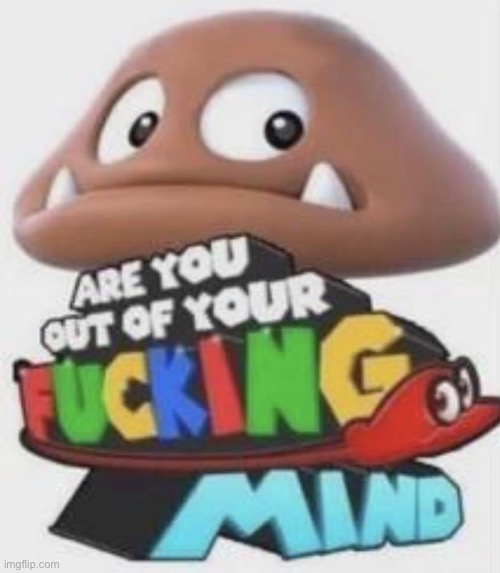 Are you out of your fucking mind | image tagged in are you out of your fucking mind | made w/ Imgflip meme maker