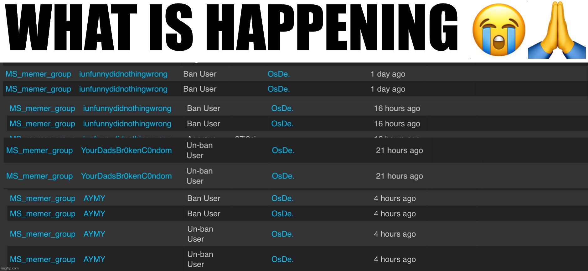 did someone offend IUnFunny or something | WHAT IS HAPPENING 😭🙏 | made w/ Imgflip meme maker