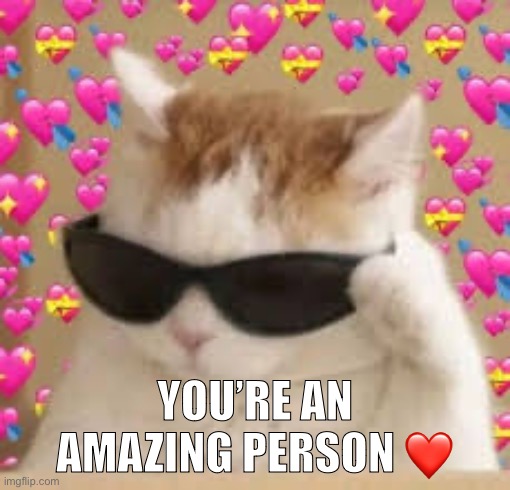 I am back <3 | YOU’RE AN AMAZING PERSON ❤️ | made w/ Imgflip meme maker