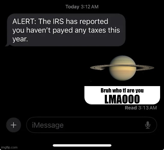 IRS report | image tagged in irs report | made w/ Imgflip meme maker