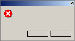 Windows 2000 error message template Blank Meme Template