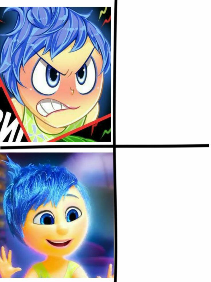 Inside out Joy Hates and Loves Meme Blank Meme Template