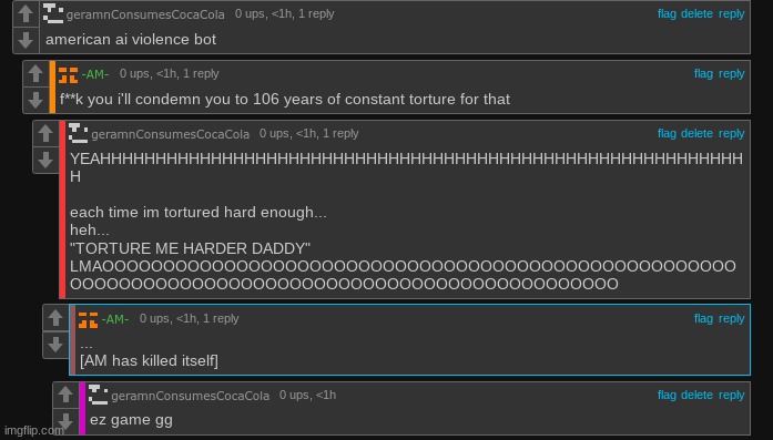 I'm turning FREAKY for SOME reason (I love capitalizing random ass words[hehehe "ass"]) | made w/ Imgflip meme maker