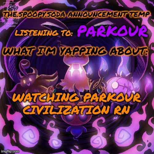 Yapping | PARKOUR; WATCHING PARKOUR CIVILIZATION RN | image tagged in yapping | made w/ Imgflip meme maker