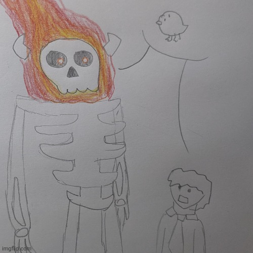 Infernal and Abraham having a nice chat | made w/ Imgflip meme maker
