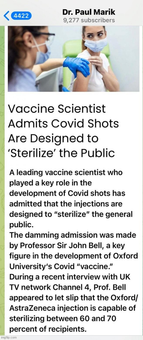 The more you know... | image tagged in covid vaccine,depopulation | made w/ Imgflip meme maker