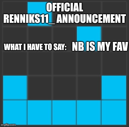 i'm lovin' numberblocks | NB IS MY FAV | image tagged in renniks11_ announcement template v2 | made w/ Imgflip meme maker