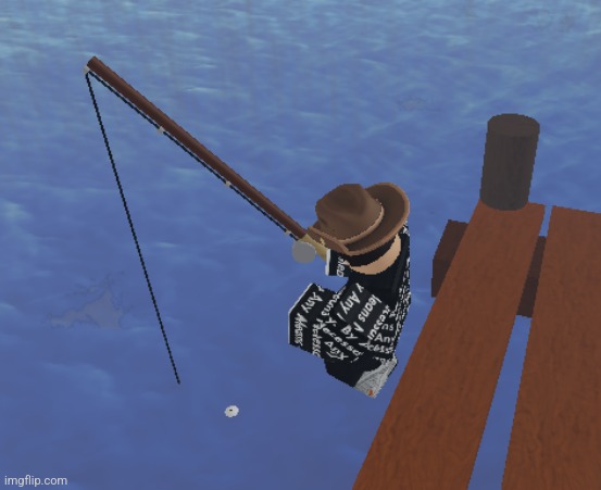 No gravity fishing | image tagged in no gravity fishing | made w/ Imgflip meme maker