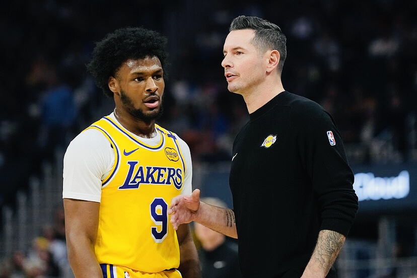 JJ and Bronny Blank Meme Template