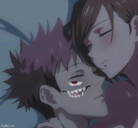 What was happening in Sukuna's mind during this very canon moment? | image tagged in jjk,jujutsu kaisen,cuddle,cuddling,sleep,anime | made w/ Imgflip meme maker