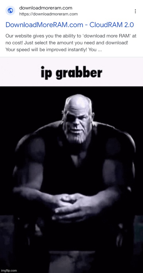 erm  what the scallop? | image tagged in download more ram | made w/ Imgflip meme maker