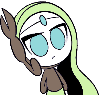 Disappointed Meloetta Blank Meme Template