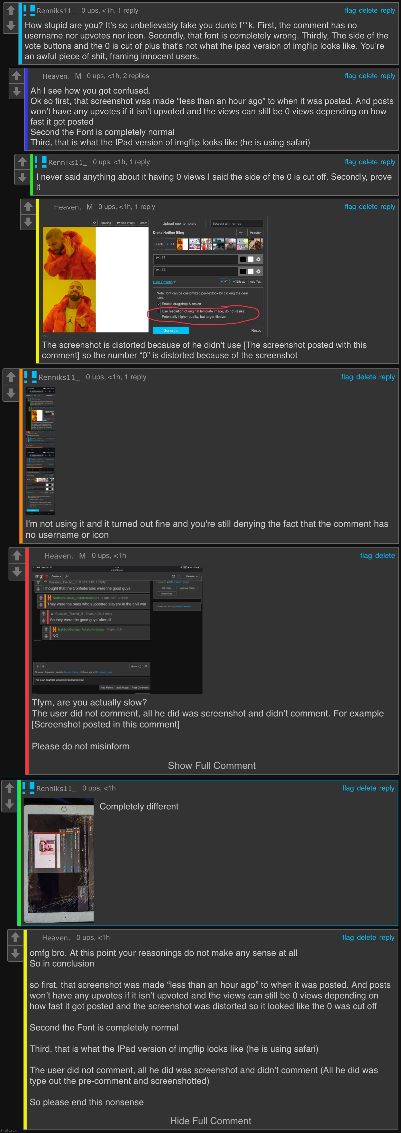 Cannot deal with these people, anyway posting this because I’m deleting my comments so I can keep my 4 month streak | made w/ Imgflip meme maker