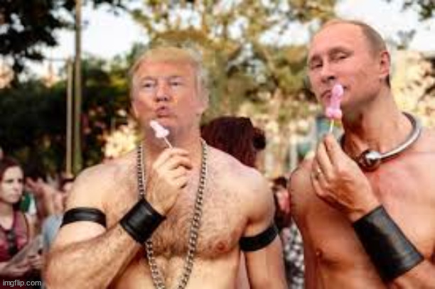 Losers with suckers | image tagged in losers with suckers,trump and putin | made w/ Imgflip meme maker