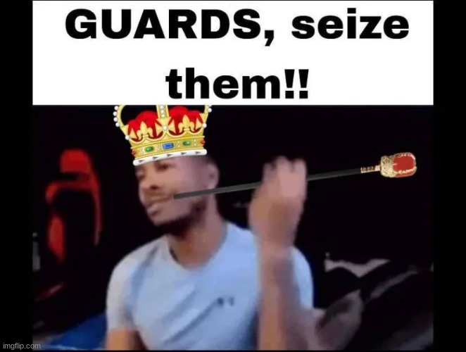 Guards seize them | image tagged in guards seize them | made w/ Imgflip meme maker