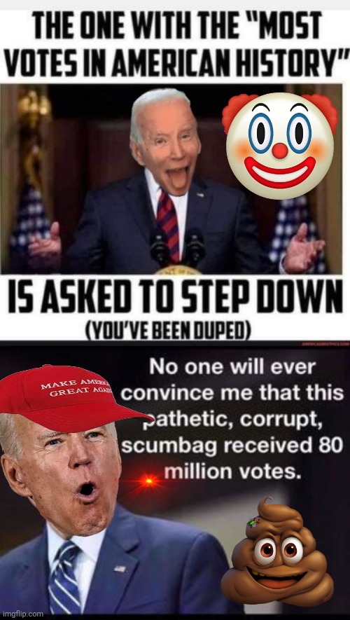 Biden asked to step down | image tagged in joe biden,voter fraud,scumbags | made w/ Imgflip meme maker