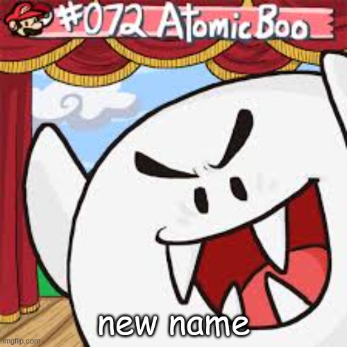 new name | made w/ Imgflip meme maker