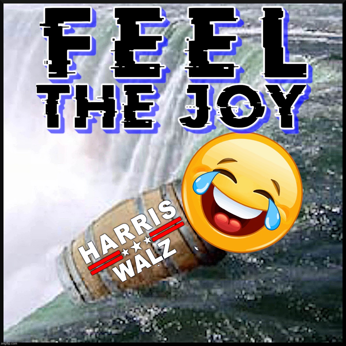 HARRIS-WALZ - FEEL THE JOY | image tagged in kamala harris,walz,joy,feel,communism,communist | made w/ Imgflip meme maker