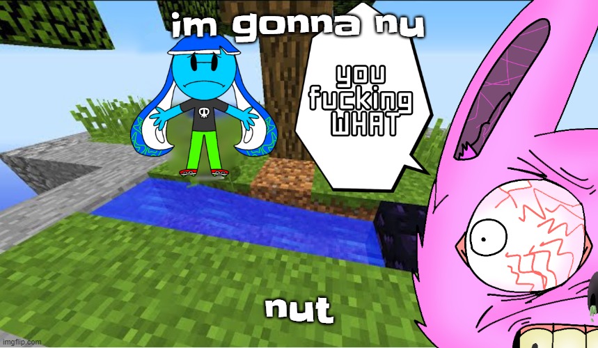 Top 10 minecraft fails | im gonna nu; nut | image tagged in top 10 minecraft fails | made w/ Imgflip meme maker
